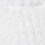 Ruban Plissé 6 cm Blanc - Ribes y Casals