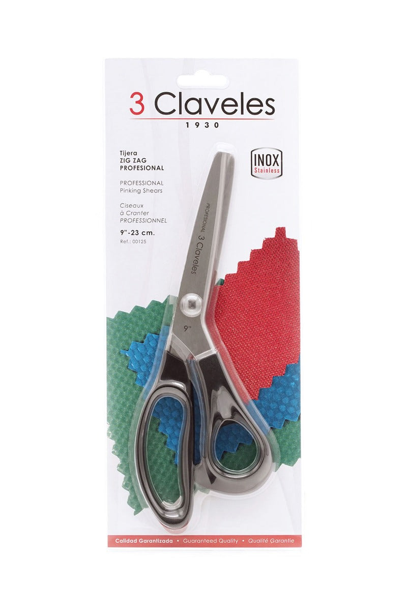 Tijera Zig Zag 3 Claveles - Ribes y Casals