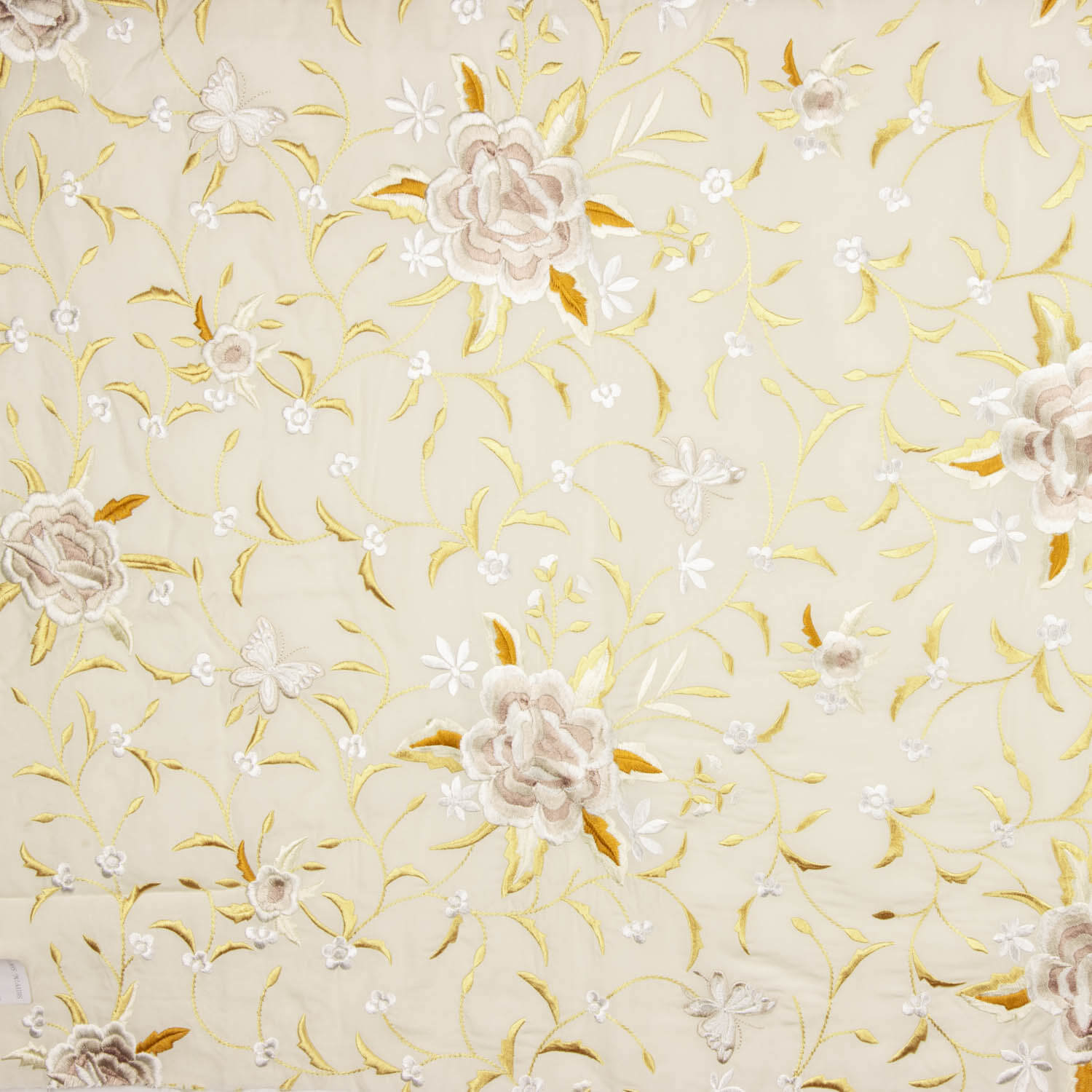 Châle brodé Tencel ivoire - Ribes y Casals