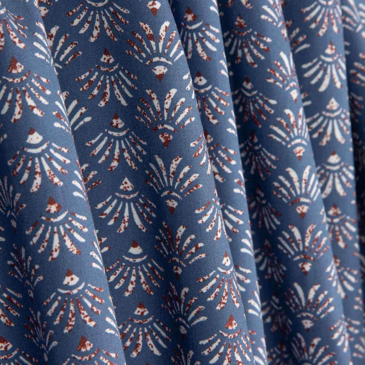 Popeline florale damassée - Ribes y Casals