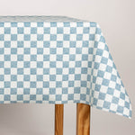 Nappe en résine antitache Blue Chess - Ribes y Casals