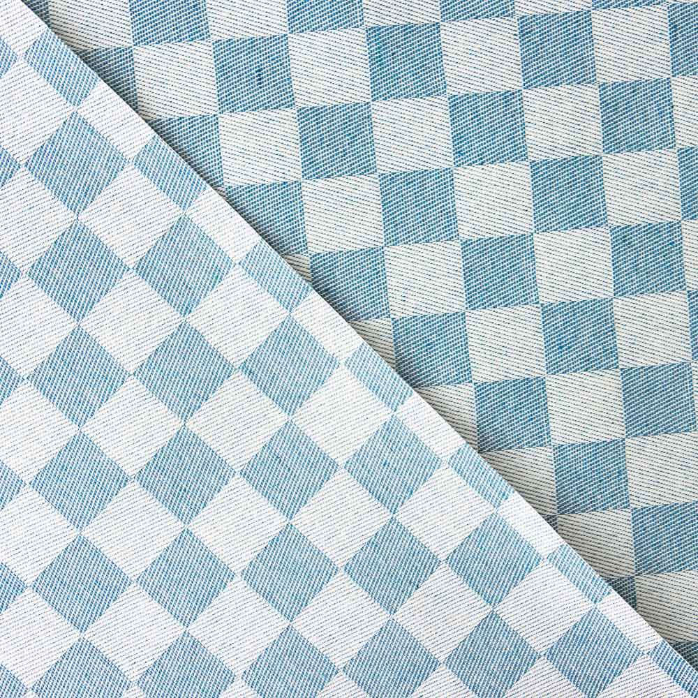 Nappe en résine antitache Blue Chess - Ribes y Casals
