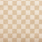 Nappe en résine anti-taches échecs beige - Ribes y Casals