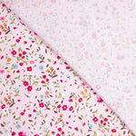 Popelín Algodón Flores Cindy Rosa - Ribes y Casals