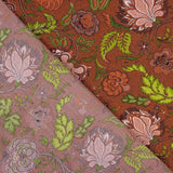 Viscose Imprimée Joispur Grenat - Ribes y Casals