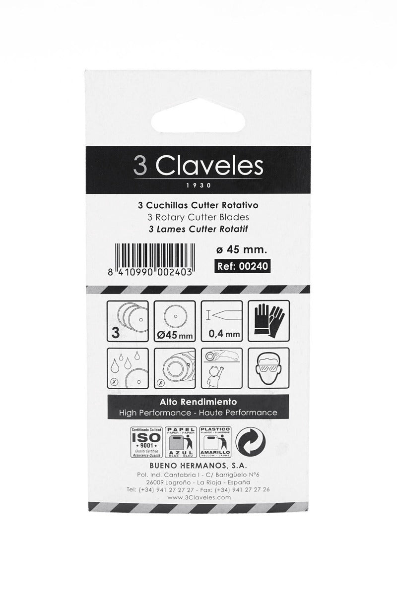 Lames Cutter Rotatives 45mm - Ribes y Casals