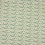 Percale de coton imprimée – Fleurs vertes et jaunes - Ribes y Casals