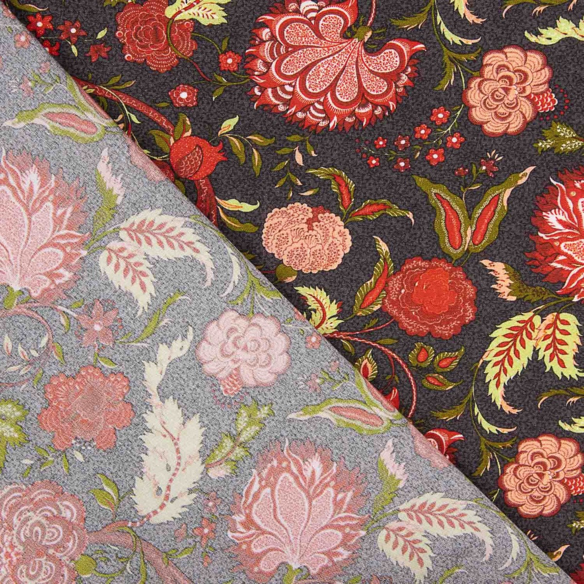 Viscose Imprimée Joispur Noir - Ribes y Casals