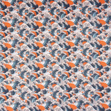 Tissu enduit hydrofuge vagues corail - Ribes y Casals