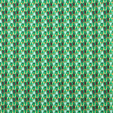 Crêpe léger imprimé rétro vert menthe - Ribes y Casals