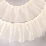 Ruban Plissé Écru 6 cm - Ribes y Casals