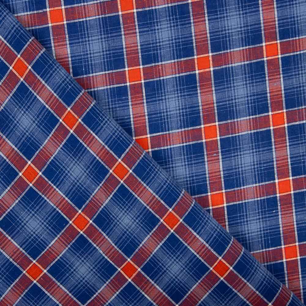 Chemise en popeline Carreaux Texas - Ribes y Casals