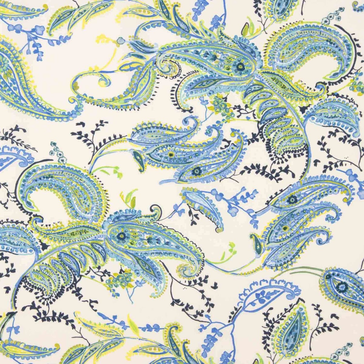 Viscose Aqua Boho Paisley - Ribes y Casals