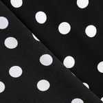 Koshibo à pois 15 mm noir et blanc - Ribes y Casals