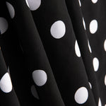 Koshibo à pois 15 mm noir et blanc - Ribes y Casals