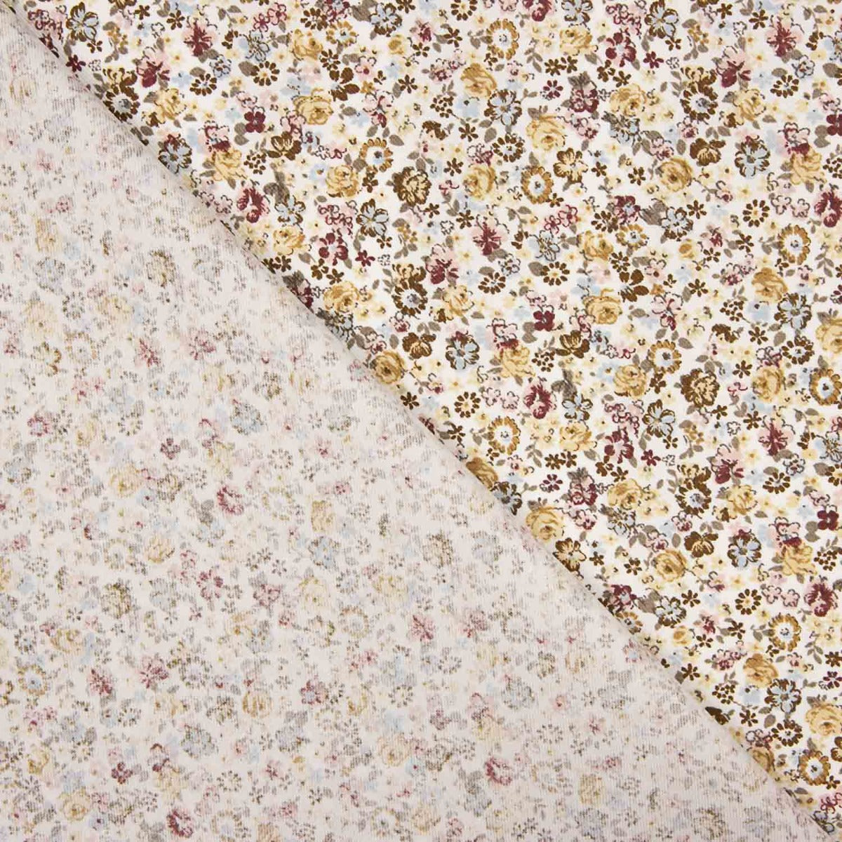 Viyela Coton Fleurs Remix Ocre - Ribes y Casals