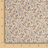 Viyela Coton Fleurs Remix Ocre - Ribes y Casals