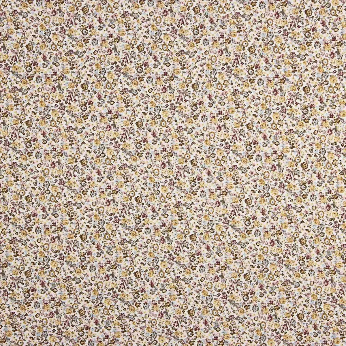 Viyela Coton Fleurs Remix Ocre - Ribes y Casals