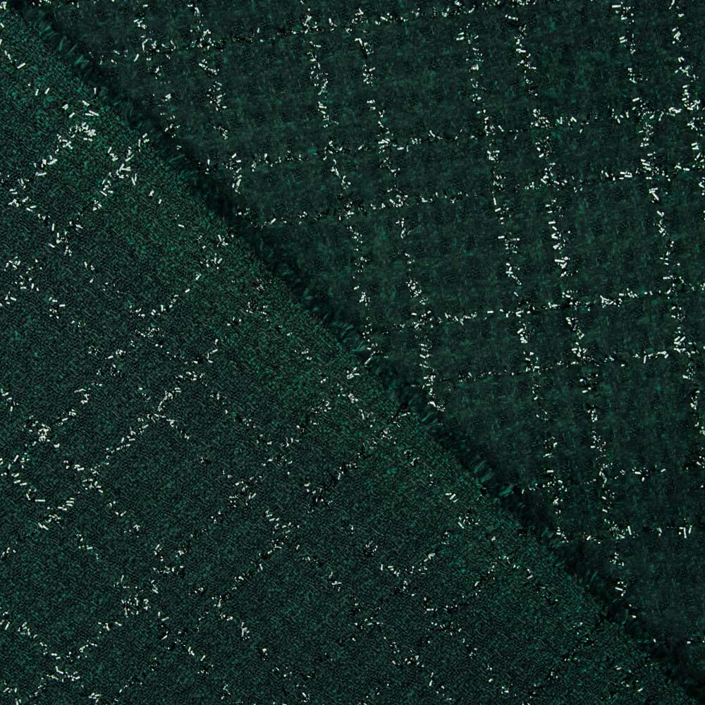 Chanel Lurex Pays de Galles Vert Foncé - Ribes y Casals