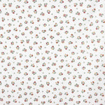 Percale Coton Fleurs Colorées sur Blanc - Ribes y Casals