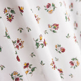 Percale Coton Fleurs Colorées sur Blanc - Ribes y Casals
