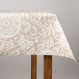 Nappe Résinée Anti-tache Sable Floral - Ribes y Casals