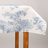 Nappe Résine Anti-tache Enduite Toile de Jouy Bleu - Ribes y Casals
