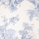 Nappe Résine Anti-tache Enduite Toile de Jouy Bleu - Ribes y Casals