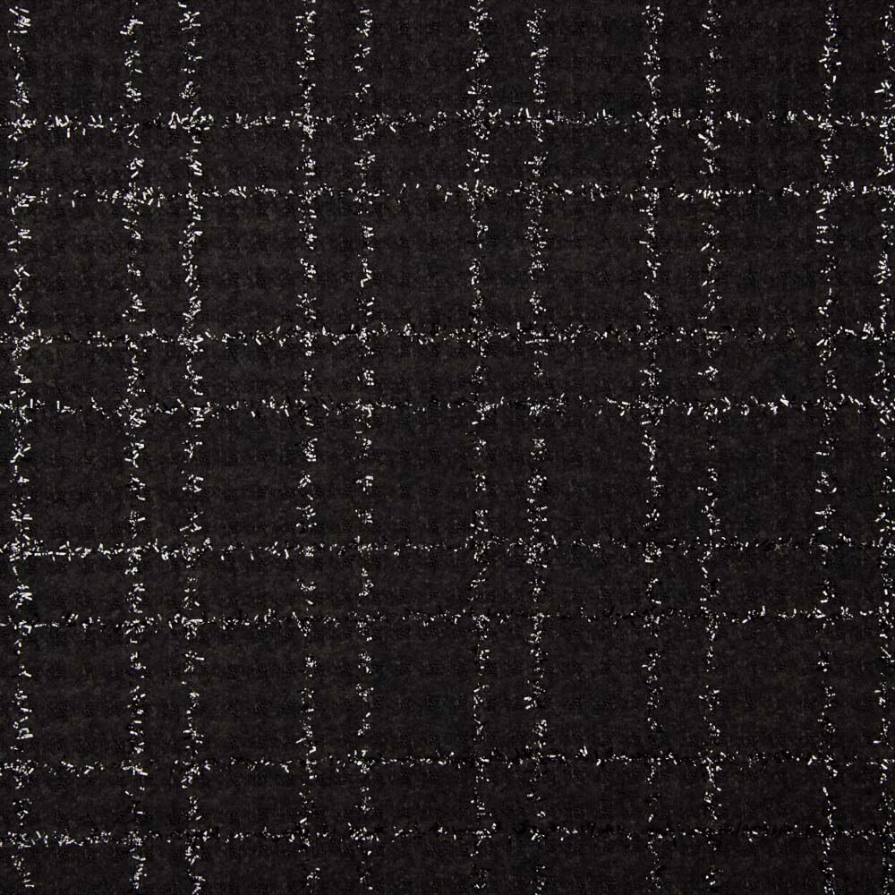Chanel Lurex Pays de Galles Noir - Ribes y Casals