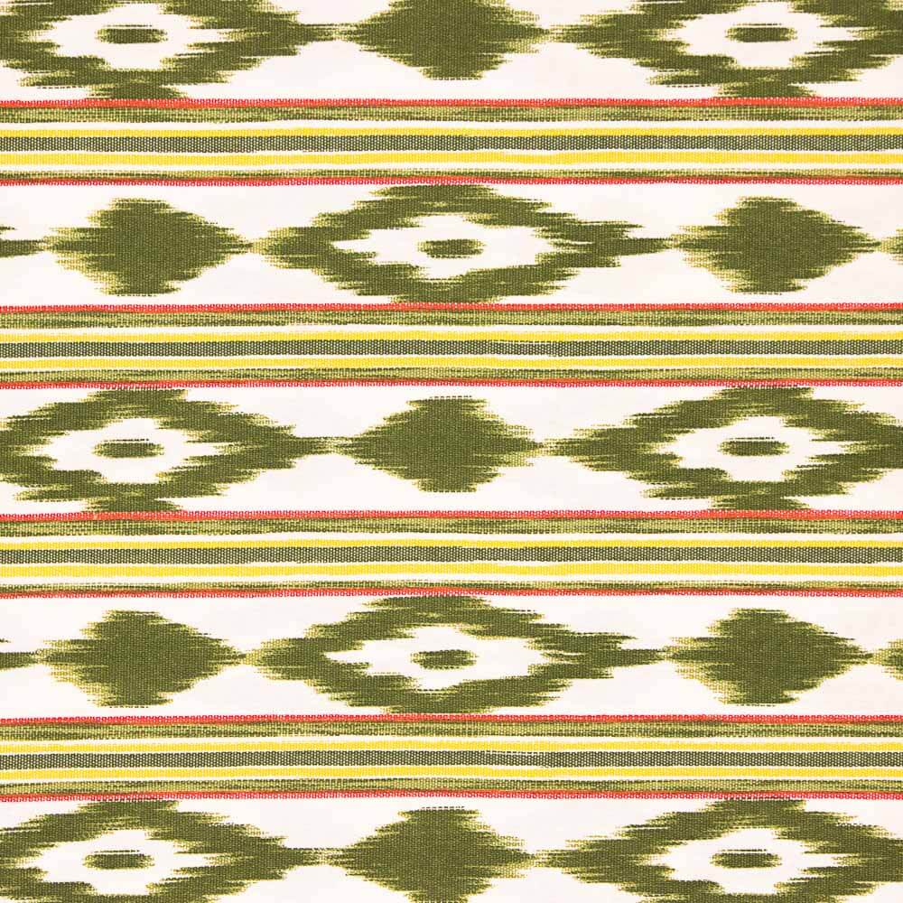 Toile de Majorque Tricolor Vert - Ribes y Casals