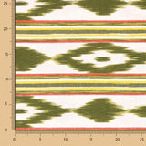 Toile de Majorque Tricolor Vert - Ribes y Casals