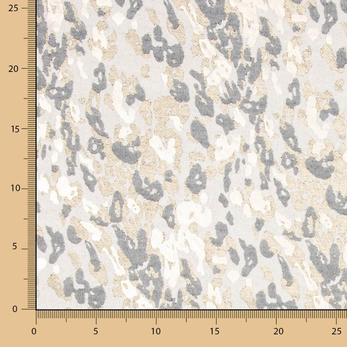 Brocart moucheté d&#39;argent et d&#39;or blanc - Ribes y Casals