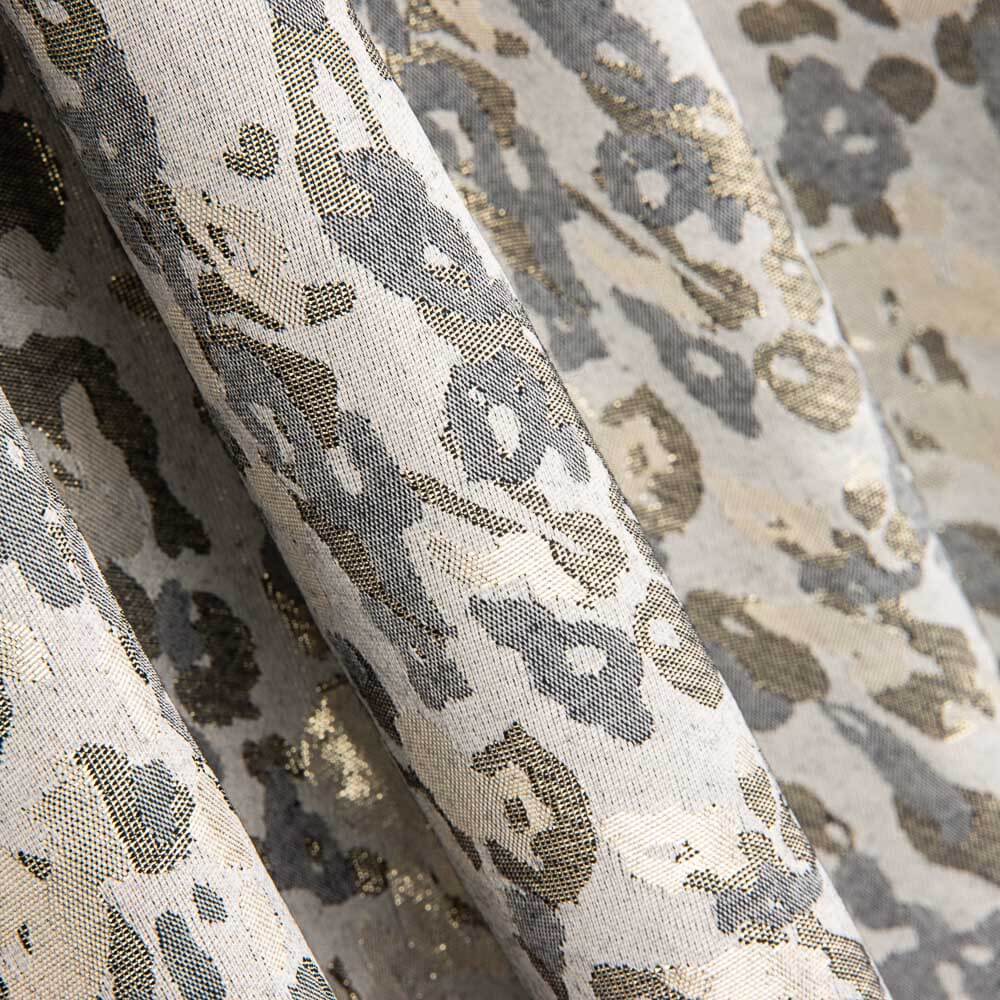 Brocart moucheté d&#39;argent et d&#39;or blanc - Ribes y Casals