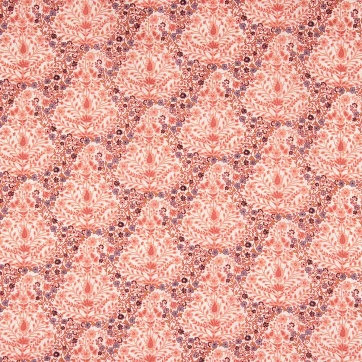 Popeline mandala corail - Ribes y Casals