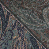 Brocart Cachemire Bleu Corail - Ribes y Casals