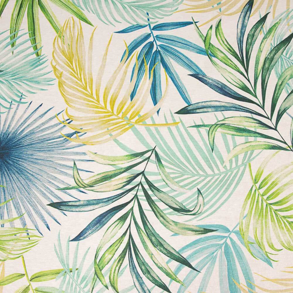 Retal Mantel Resinado Antimanchas Palmeras Agua 35x150 cm - Ribes y Casals