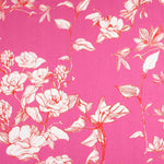 Batiste bordure botanique fuchsia - Ribes y Casals