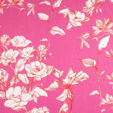 Batiste bordure botanique fuchsia - Ribes y Casals