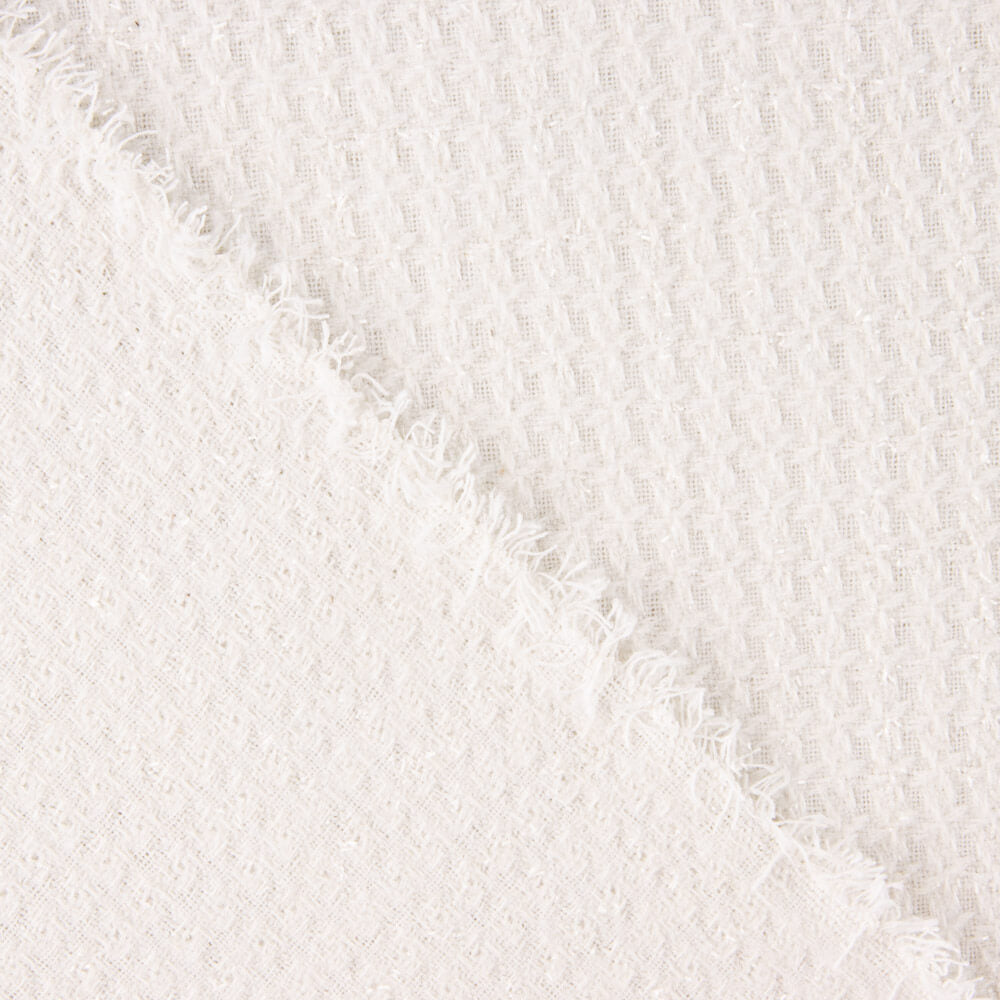 Chanel Lurex Carreaux Blancs Naturels - Ribes y Casals