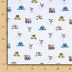 Popeline sous licence Animaux poussettes - Ribes y Casals