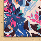 Crêpe viscose Blue Jungle - Ribes y Casals