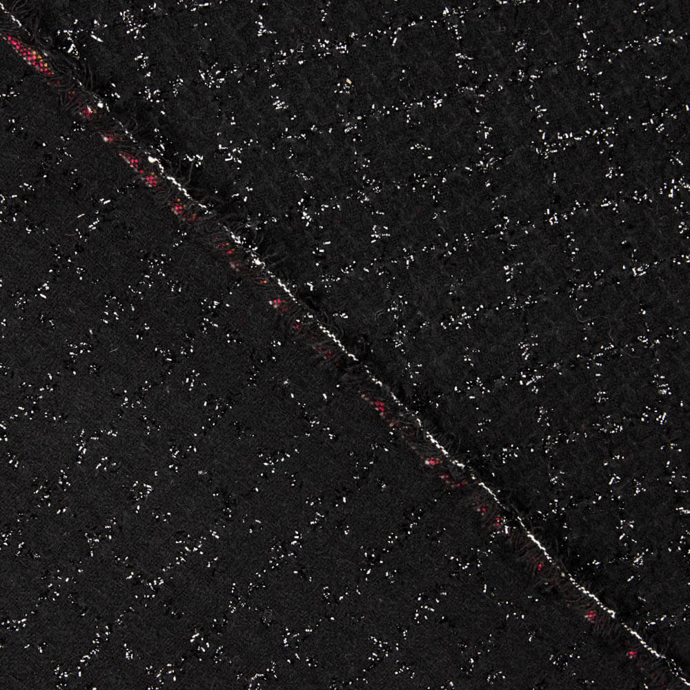 Chanel Carreaux Lurex Noir - Ribes y Casals