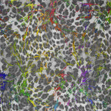 Grille élastique léopard laminée grise - Ribes y Casals