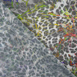 Grille élastique léopard laminée grise - Ribes y Casals