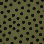 Chute Koshibo à pois 33 mm délavé kaki 85 x 150 cm - Ribes y Casals