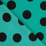 Chutes de tissu Koshibo à pois 33 mm, délavé, couleur aigue-marine - Différentes dimensions x largeur de 150 cm - Ribes y Casals