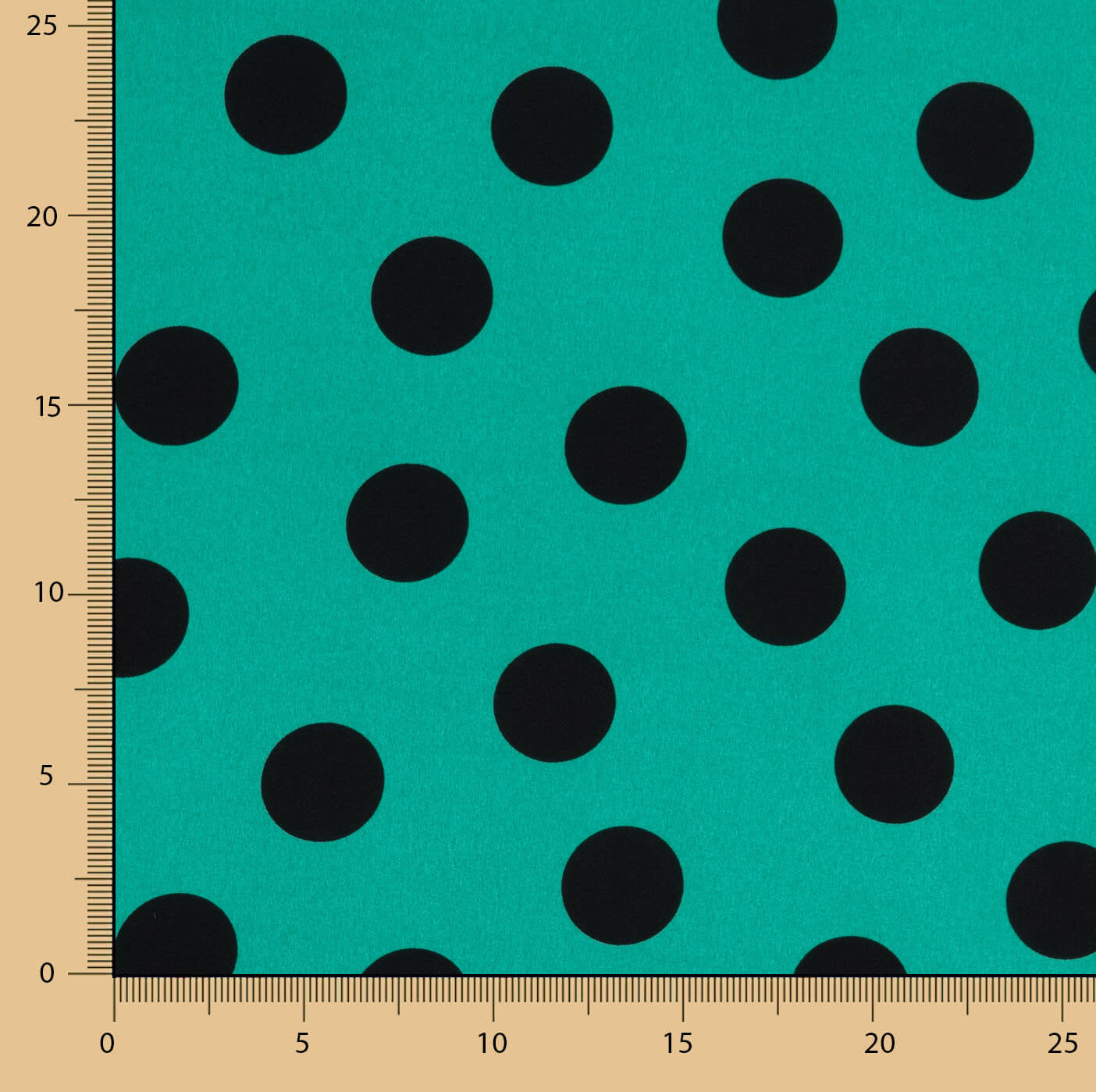 Chutes de tissu Koshibo à pois 33 mm, délavé, couleur aigue-marine - Différentes dimensions x largeur de 150 cm - Ribes y Casals