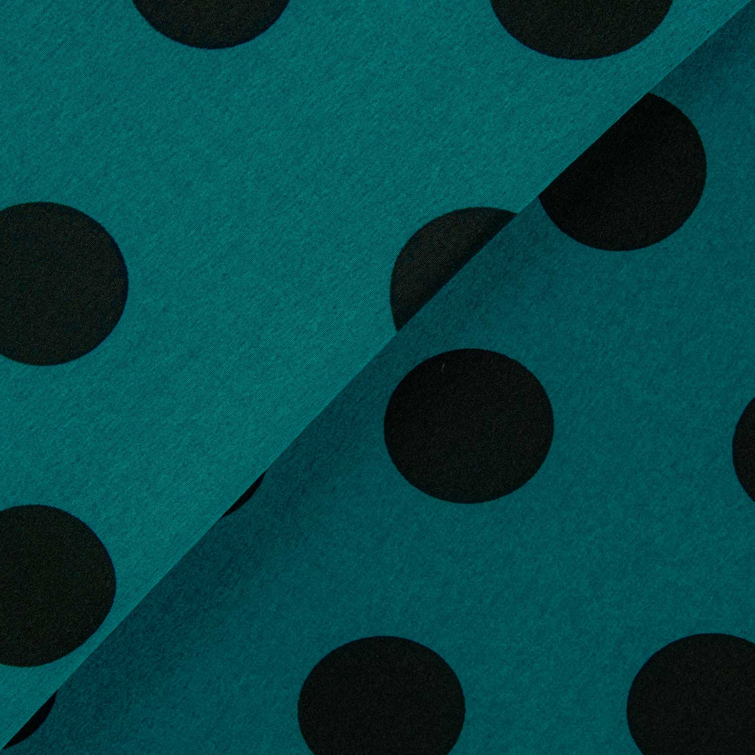 Koshibo à pois 33 mm délavé canard - Ribes y Casals