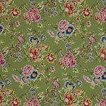 Chute de tissu Koshibo, châle imprimé olive - Plusieurs tailles x largeur de 150 cm - Ribes y Casals