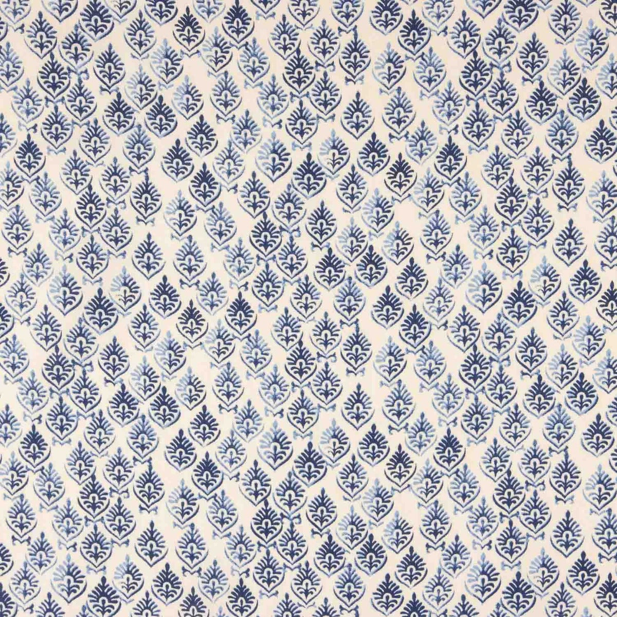 Coton semi-lin bleu Jaipur - Ribes y Casals